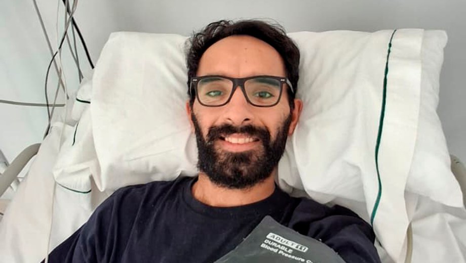 Nicolás despertó en el hospital Ramón Carrillo de Bariloche. Foto: gentileza