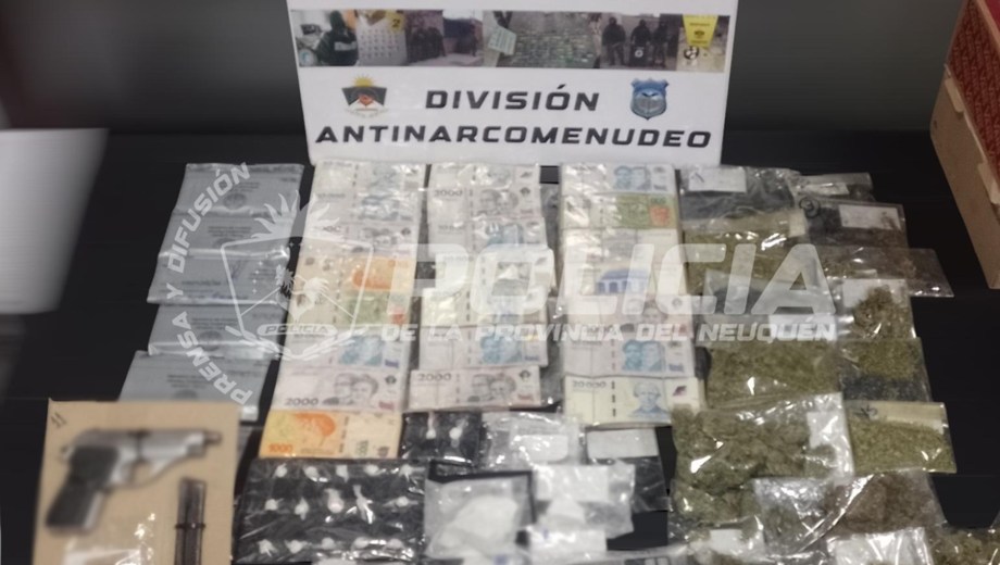 Desbaratan una banda familiar dedicada a la venta de droga en Neuquén: seis detenidos y tres casas clausuradas