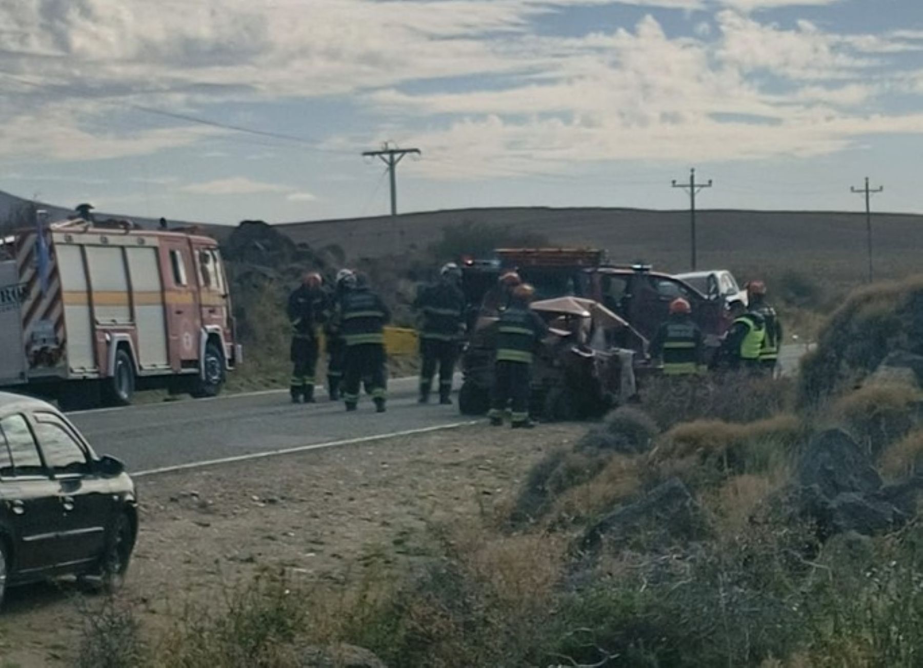 Choque con heridos sobre la Ruta 40, cerca de Junín de los Andes, este ...