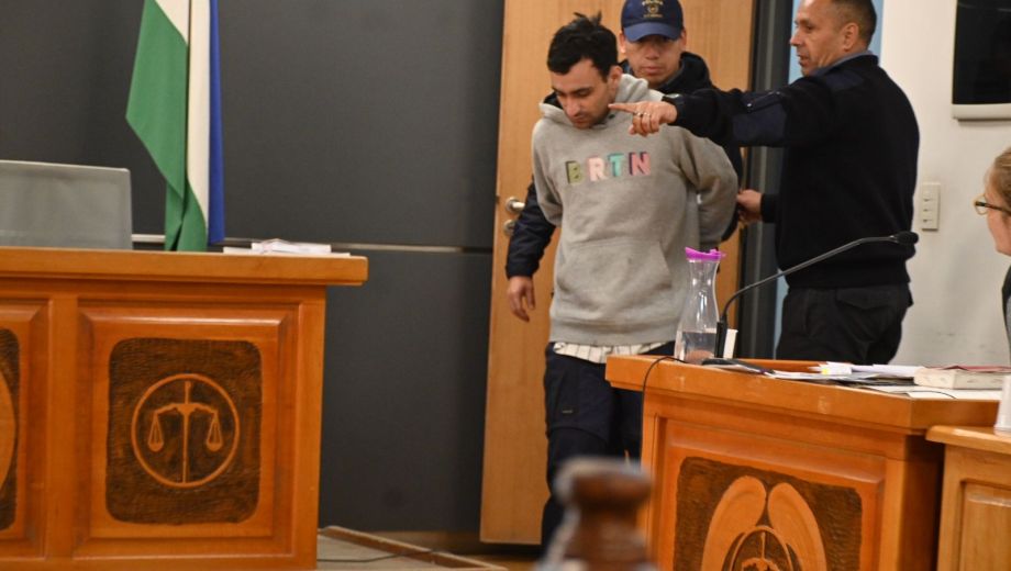 Ayer se realizó la formulación de cargos contra Ramón Garay Osses Bariloche. Foto: Alfredo Leiva.