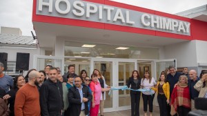 Con una inversión de más de $2.265 millones, Chimpay inauguró la ampliación de su Hospital