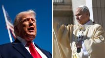 Imagen de Trump apuntó contra el papa León XIV por no apoyar la guerra contra Irán: «Es muy débil con el crimen»