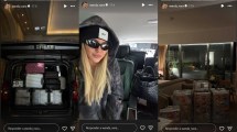 Imagen de Wanda Nara viajó a Uruguay para comenzar el rodaje de su película: valijas de lujo y una pregunta que sacudió las redes