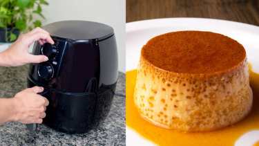 Flan en freidora de aire con dulce de leche: la receta fácil que se volvió viral