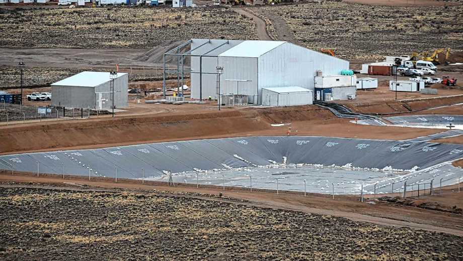 El Gobierno de Río Negro suspendió la operatoria en la mina Calcatreu por incumplimientos de la empresa Foto: Chino Leiva