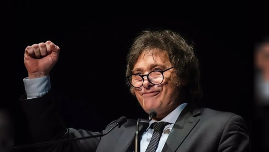 Javier Milei criticó al kirhnerismo por el cepo cambiario. Foto: Gentileza NA: 