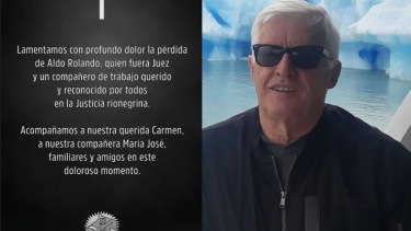 Sitrajur despidió al ex juez que murió tras ser atropellado en Roca: “Reconocido por todos” 