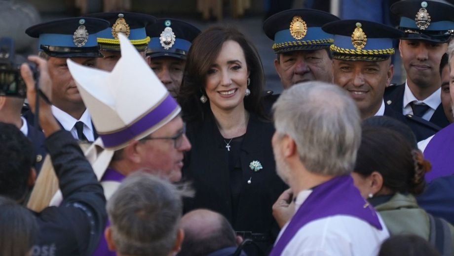 Victoria Villarruel irá a la misa por el papa Francisco. Foto: Clarín. 