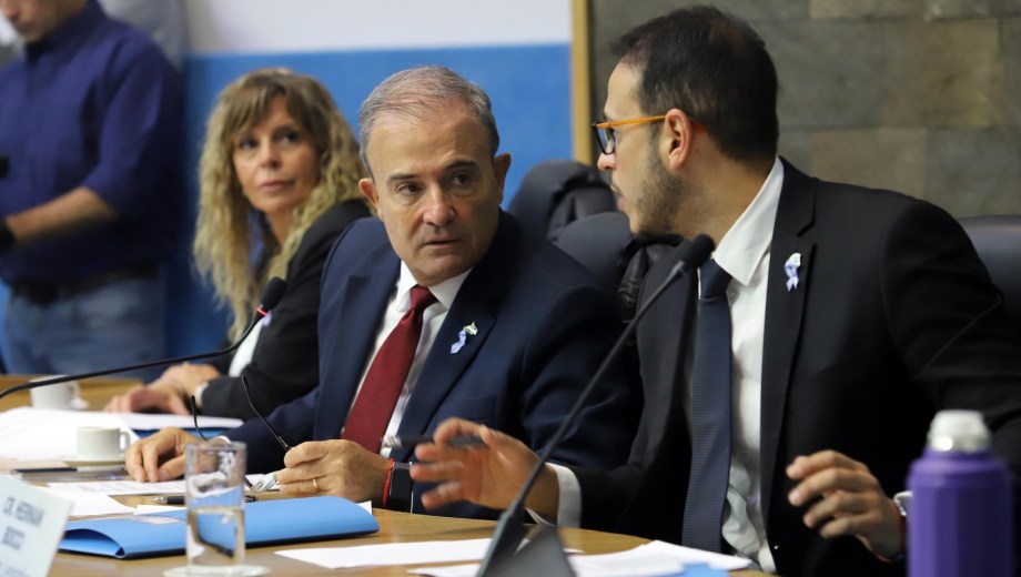 El vicegobernador formalizó el llamado a sesión para el jueves 30. Foto: Marcelo Ochoa.