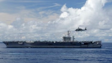 Javier Milei analiza subirse al portaaviones USS Nimitz que ya navega en aguas argentinas, en gesto de cercanía con Estados Unidos