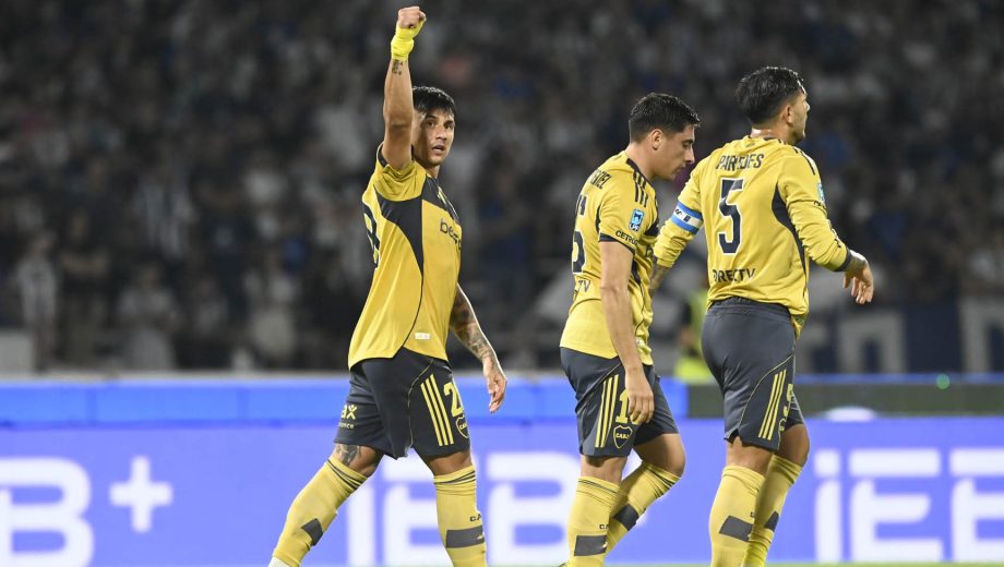 Bareiro le dio la victoria al Xeneize, en su cuarto grito de gol con la camiseta azul y oro. (Foto: Ariel Carreras / Olé - Clarín)