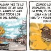 Imagen de "El terco fresno de mi casa y yo", la tira de Chelo Candia en el suple Viajes y Turismo