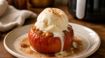 Imagen de Manzanas asadas en freidora de aire: un postre fácil y reconfortante en 15 minutos