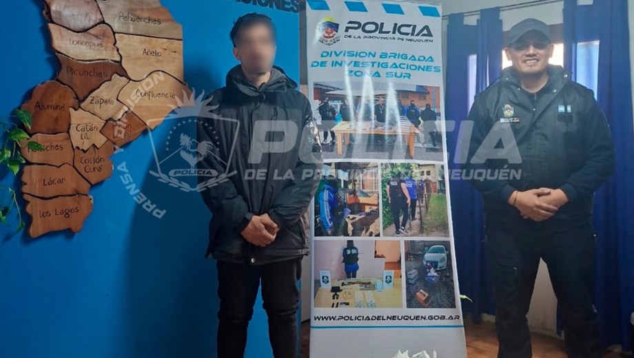 Investigación por robos en San Martín de los Andes: dos allanamientos dieron positivo y hubo un aprehendido. Foto Policía de Neuquén.