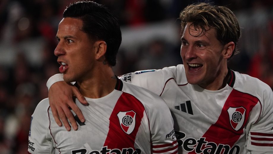 Driussi marcó el primer gol tras una excelente jugada de Colidio, que cambió silbidos por aplausos. (Foto: Emmanuel Fernández - Clarín Fotografía)