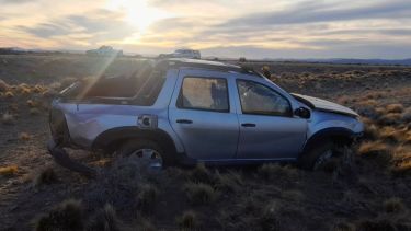 Murió un hombre en un violento vuelco sobre la Ruta 40 en Chubut: era de Neuquén, cómo está su acompañante