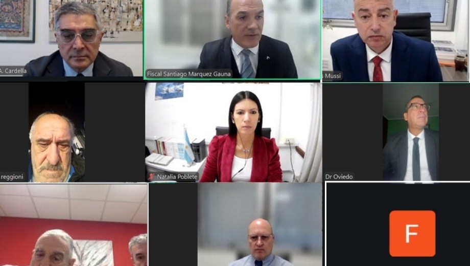 La audiencia se realizó por Zoom, con la participación de las distintas partes. Foto: Gentileza.