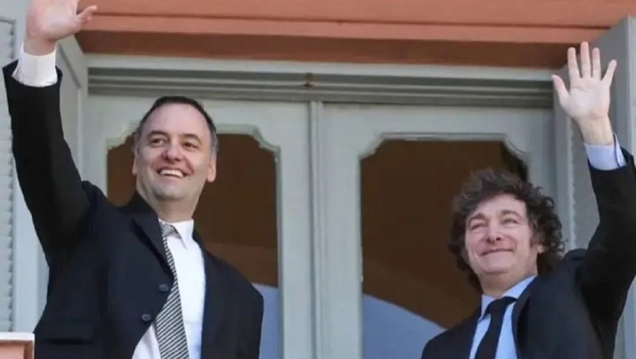 Javier Milei recibió a Manuel Adorni. 