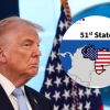 Imagen de El polémico posteo de Donald Trump de Venezuela pintado con la bandera estadounidense: "El estado número 51"