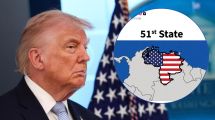 Imagen de El polémico posteo de Donald Trump de Venezuela pintado con la bandera estadounidense: «El estado número 51»