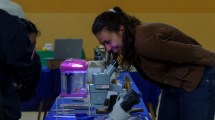 Imagen de Entre fósiles, escalada y microscopios: la universidad abrió sus puertas a la comunidad en Bariloche