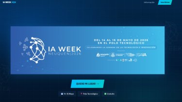 Neuquén se convierte en capital de la inteligencia artificial: cronograma, speakers y cómo inscribirse a la IA Week