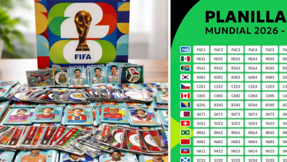 El álbum, las figuritas y ahora, la planilla de control. El combo Mundial ya está completo. 