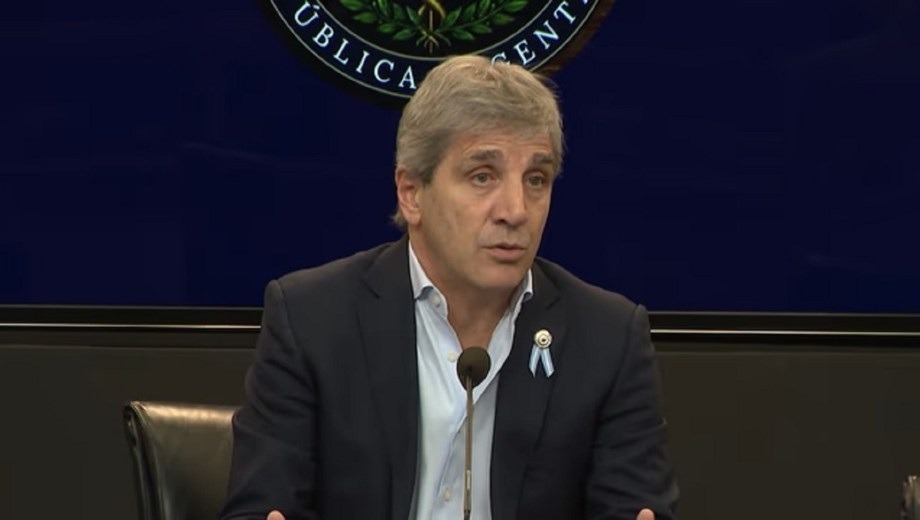 Luis Caputo, Ministro de Economía. Foto: NA 
