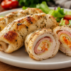 Imagen de Cómo hacer rollitos de pollo rellenos en pocos minutos