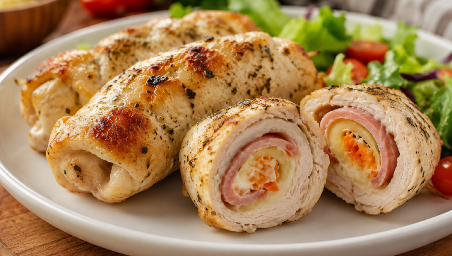 Rollitos de pollo. Foto ilustrativa.