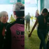 Imagen de Así fue el romántico festejo de Franco Colapinto y su novia tras la gran clasificación en Miami