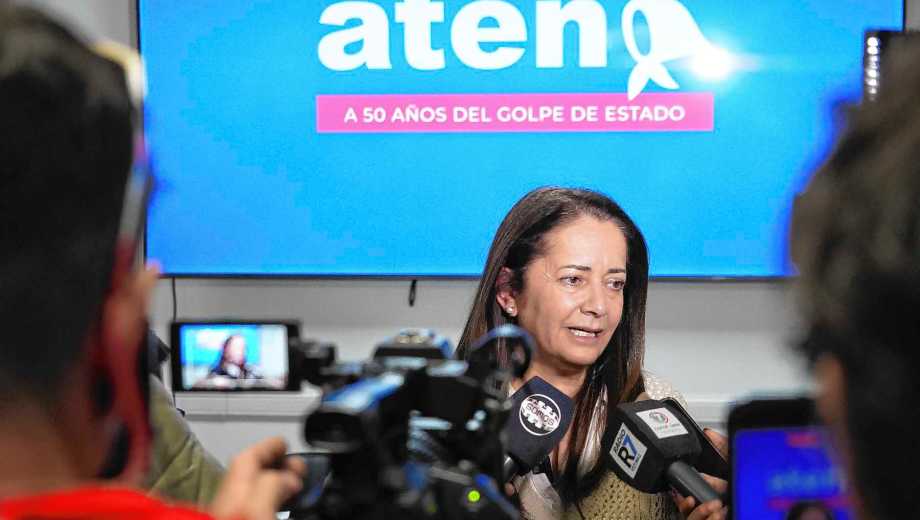Fany Mansilla, secretaria general del gremio. Foto: Cecilia Maletti. 
