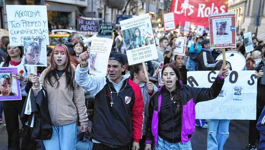 Desaparición de Agostina Vega en Córdoba. Foto: Clarín 
