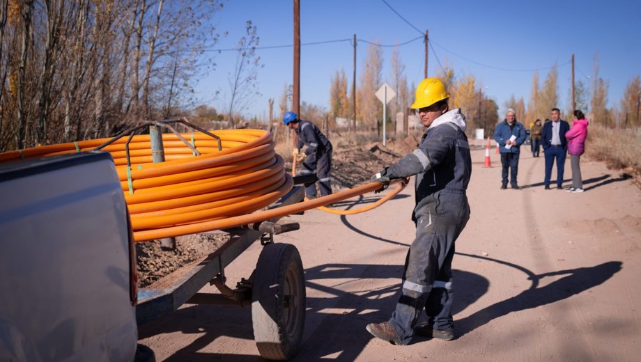 Son 2.200 metros lineales del tendido en el sector noroeste (Foto: gentileza)