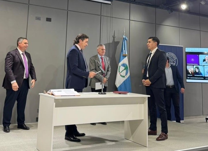 El acto de jura se hizo en la Ciudad Judicial de Neuquén (Foto: gentileza)