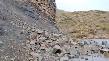 Se liberó el tránsito en la Ruta 43 de Neuquén: un derrumbe en Cura Mallín generó demoras este miércoles
