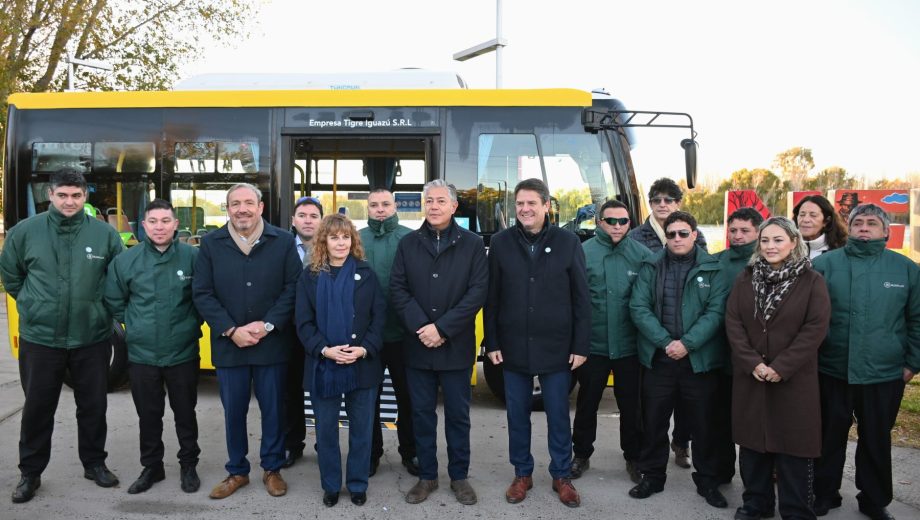 La nueva flota de colectivos eléctricos del sistema COLE empezará a funcionar a partir de hoy. Foto: Florencia Salto.