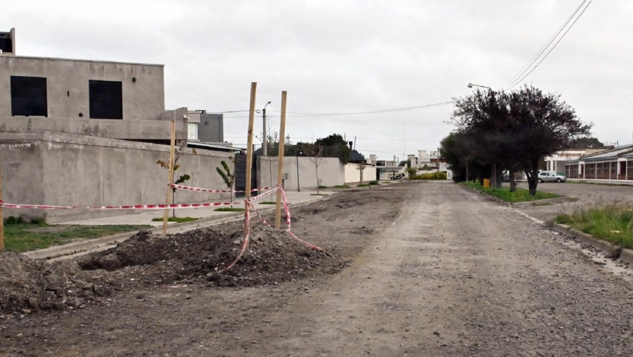 Calle sin pavimentar: Domingo Savio, barrio Don Bosco. Foto: Marcelo Ochoa