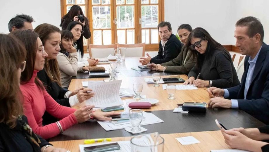La reunión se hizo en la Casa de Gobierno. Foto: gentileza. 