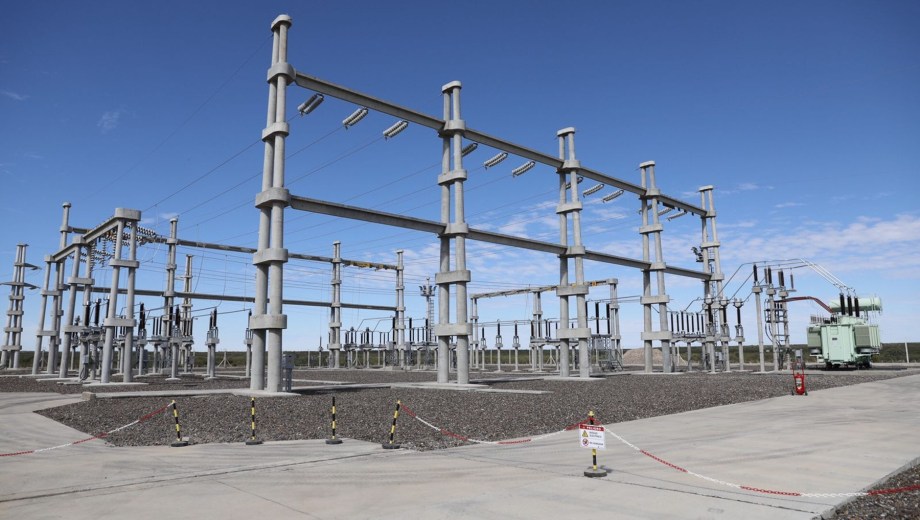 Estación Transformadora El Solito en Río Negro. Foto: Gobierno de Río Negro.