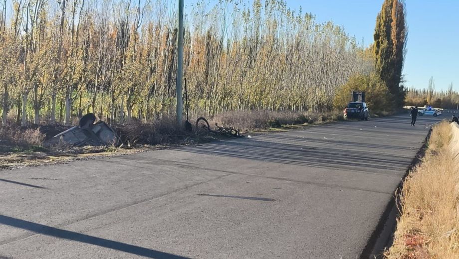 Choque fatal en la Ruta 22. Foto: gentileza