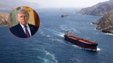 Trump amenazó con sancionar a las empresas que le paguen a Irán para cruzar por el estrecho de Ormuz