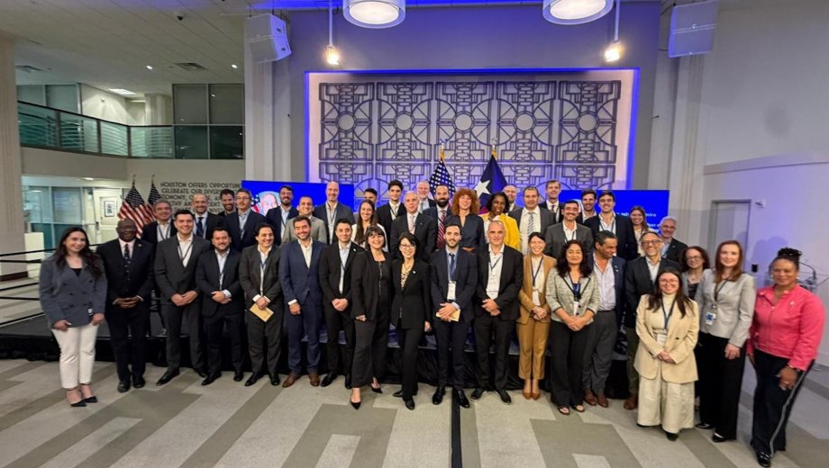 La comitiva que participó de la gira en Estados Unidos junto con AmCham. (Foto: gentileza)