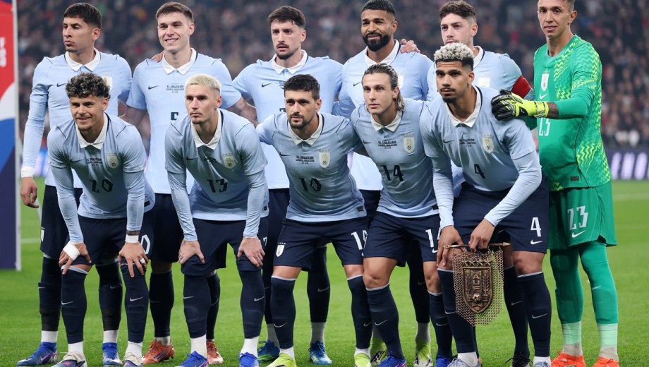 Canobbio fue titular en Uruguay contra Inglaterra en Wembley.