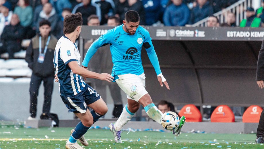 Passerini fue clave para el triunfo de Belgrano, en el final se fue expulsado. 