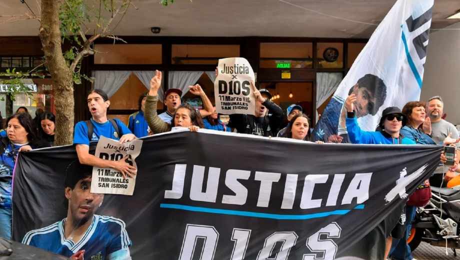 Juicio por la muerte de Diego Maradona. Foto: NA 