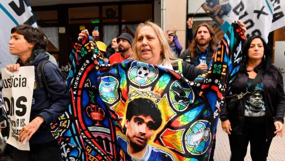 Juicio por la muerte de Diego Maradona. Foto: NA 