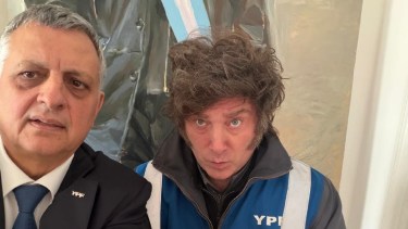 Javier Milei se reunió con Horacio Marín, CEO de YPF: el temario del encuentro