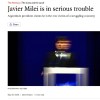Imagen de En la previa de la gira por EE.UU., duro artículo de The Economist sobre Milei: "está en serios problemas"