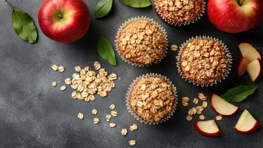 Cómo hacer muffins de manzana saludables: la receta sin azúcar refinada y alta en fibra para tu desayuno.-